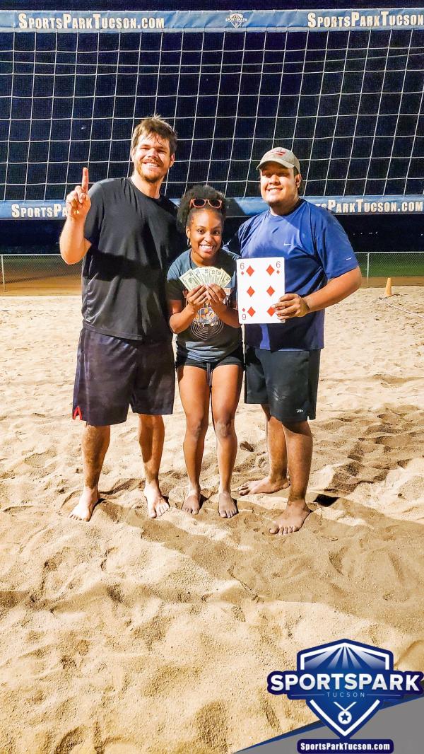 Aug 6th Sand Volleyball Tournament Co-ed lite 4v4 DRAW Champions